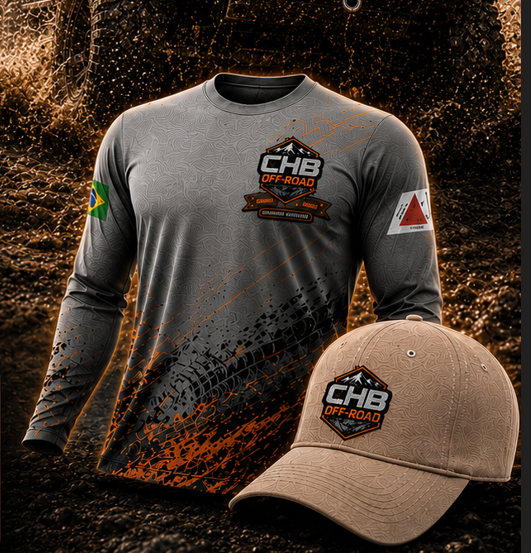 Camisa e boné da coleção CHB Off-Road
